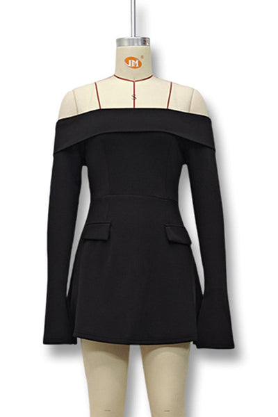 Octavia® | Sexy Off Shoulder A-Line Patchwork Dresses (3 Colors)