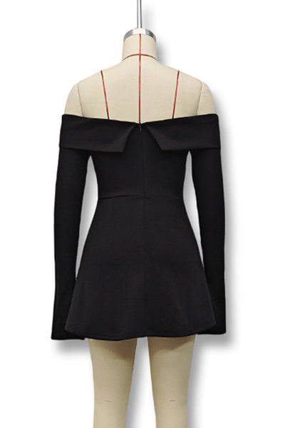 Octavia® | Sexy Off Shoulder A-Line Patchwork Dresses (3 Colors)