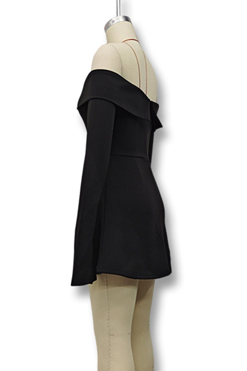 Octavia® | Sexy Off Shoulder A-Line Patchwork Dresses (3 Colors)