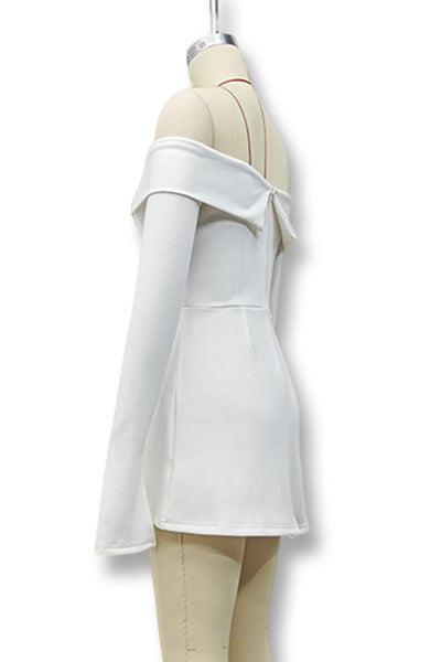 Octavia® | Sexy Off Shoulder A-Line Patchwork Dresses (3 Colors)