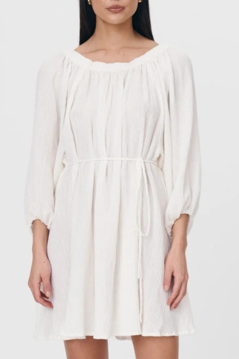 Griselda® | Sexy off-the-shoulder, long-sleeved dresses with lace-up and ruffles