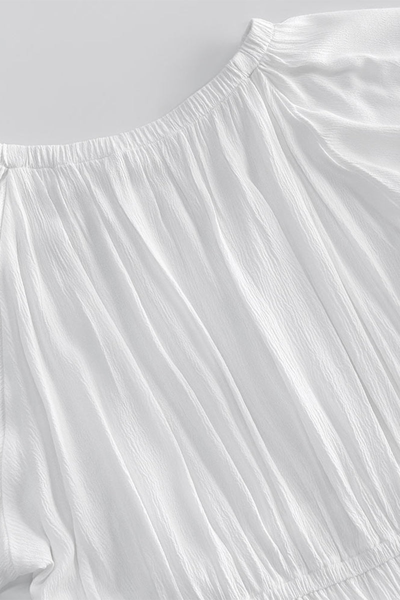 Griselda® | Sexy off-the-shoulder, long-sleeved dresses with lace-up and ruffles