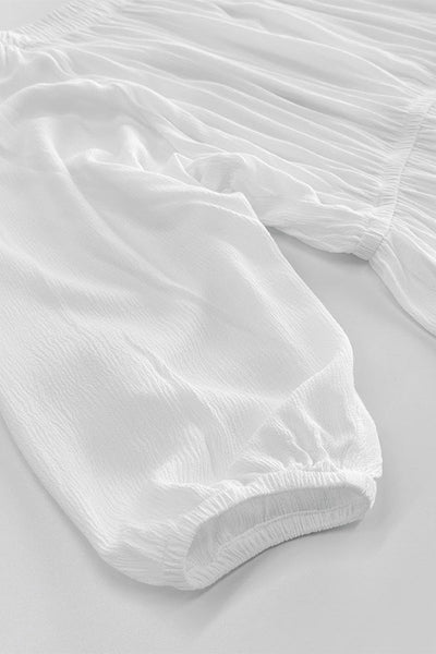 Griselda® | Sexy off-the-shoulder, long-sleeved dresses with lace-up and ruffles