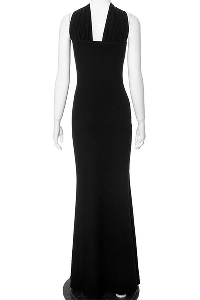Carolina® | Sexy Patchwork Halter Long Dresses (3 Colors)