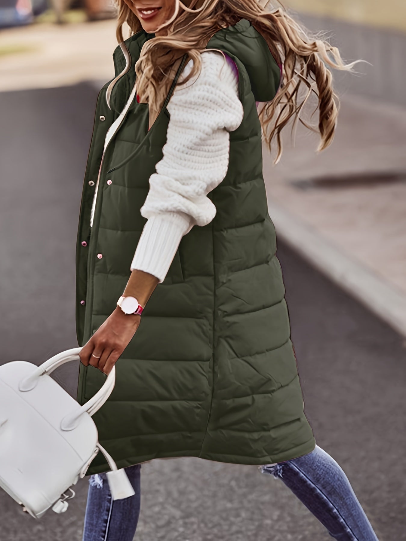 Aveline® | Sleeveless long coat