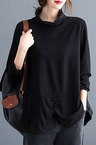 Araceli® | Office blouse with stand-up collar