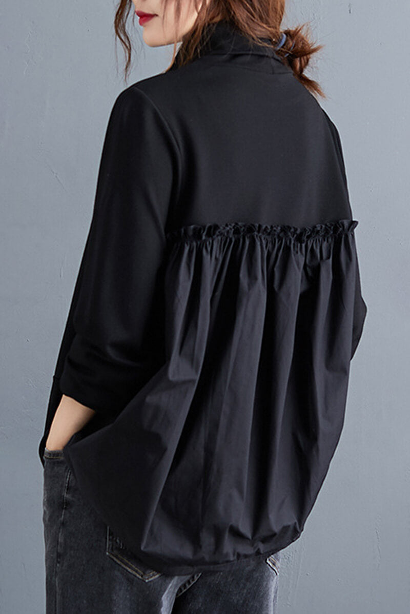 Araceli® | Office blouse with stand-up collar