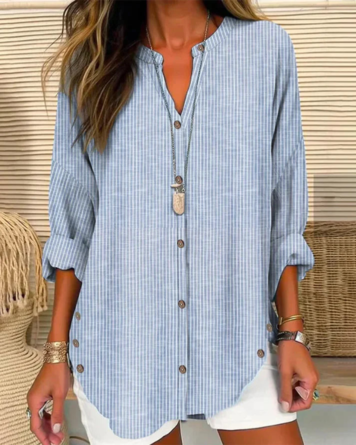 Nélida® | The casualness, loosely cut striped blouse
