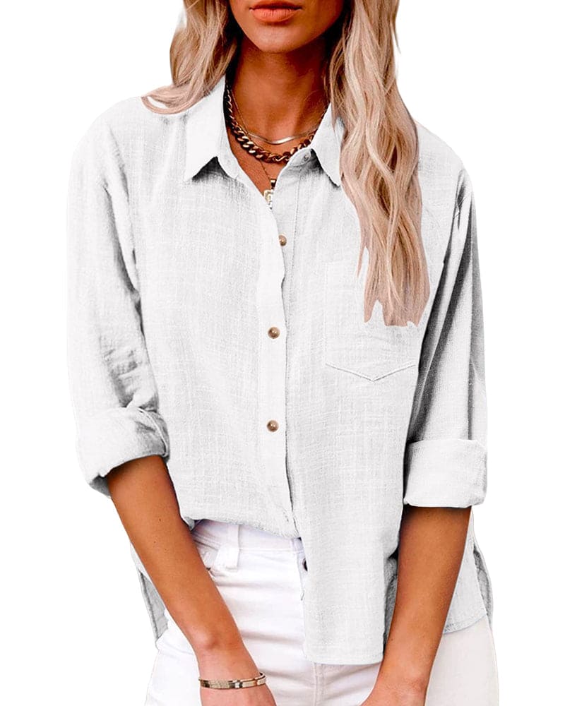 Madison® | Chic Long-Sleeved Button-Down Blouse