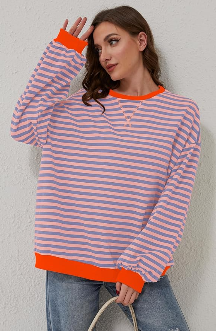 Ludivine® | Comfortable long-sleeved sweatshirt for plus size women
