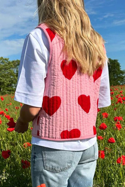 Madelyn® | Tied heart vest with pockets