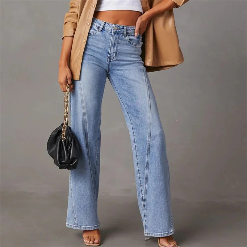 Macarena® | Women's high-waisted straight-cut jeans