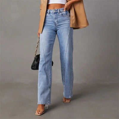 Macarena® | Women's high-waisted straight-cut jeans