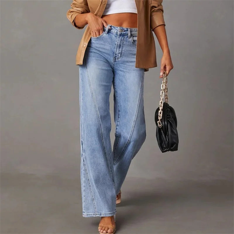 Macarena® | Women's high-waisted straight-cut jeans