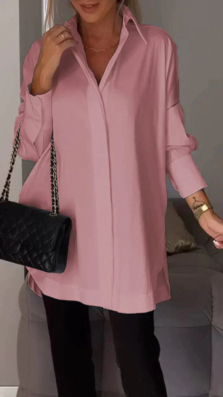 Alina® | Polo Shirt With Lapel Slit