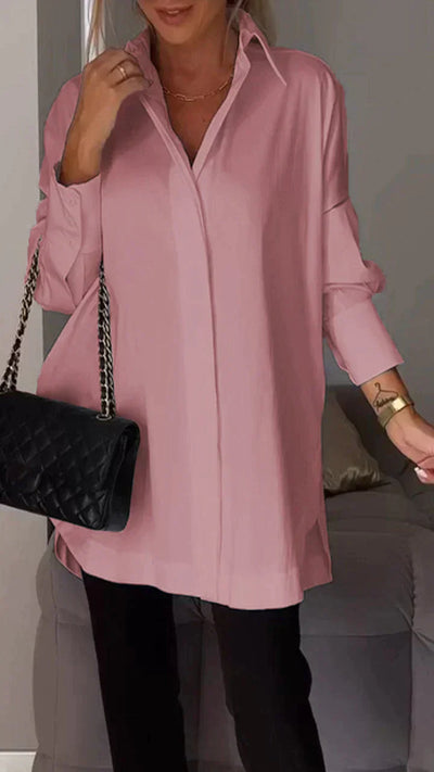 Alina® | Polo Shirt With Lapel Slit