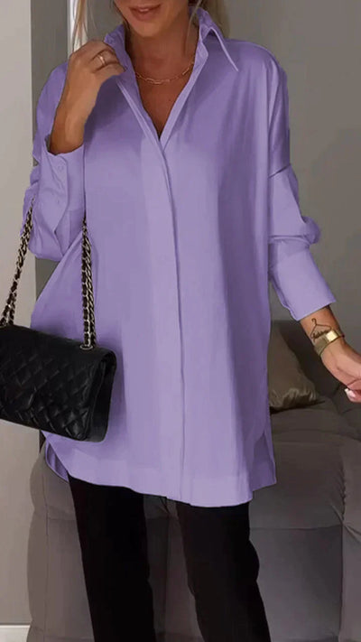 Alina® | Polo Shirt With Lapel Slit