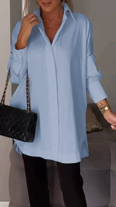 Alina® | Polo Shirt With Lapel Slit
