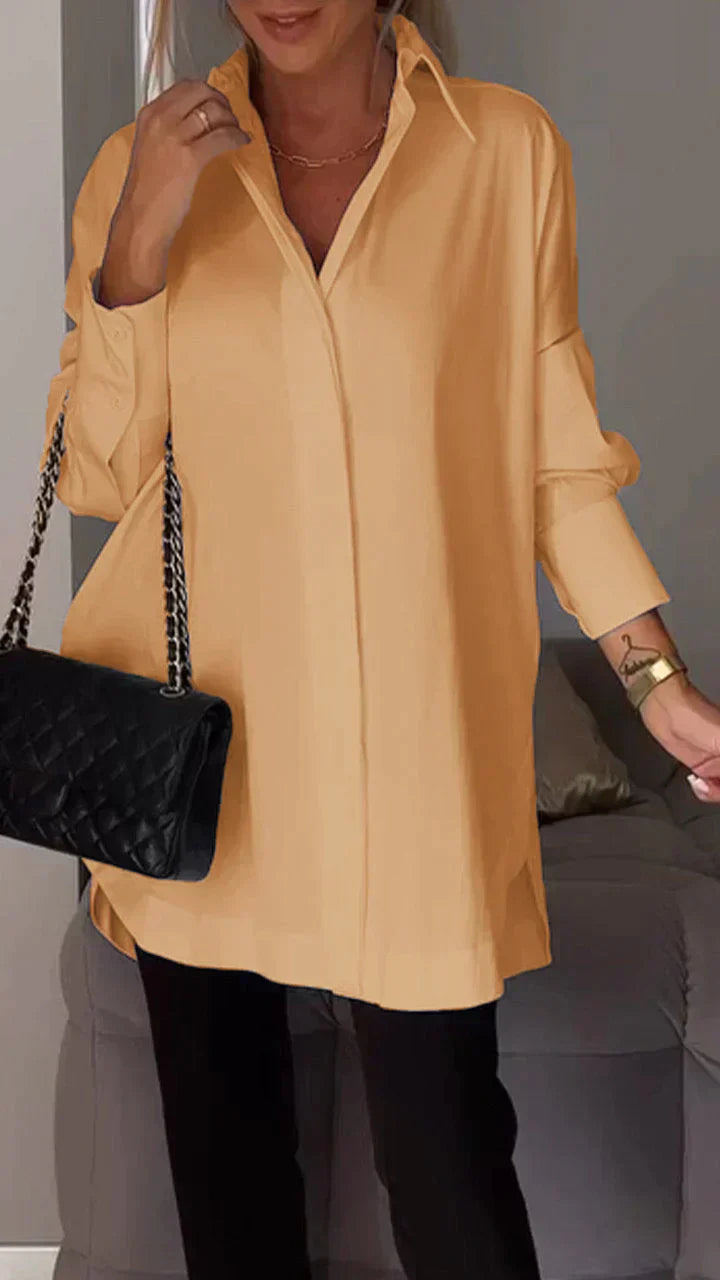 Alina® | Polo Shirt With Lapel Slit
