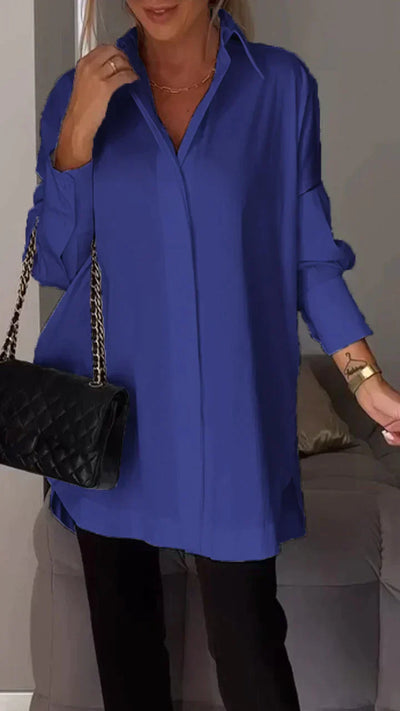 Alina® | Polo Shirt With Lapel Slit