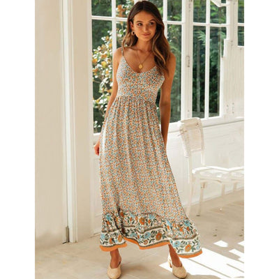 Adelaida® | Women's V-neck maxi dress