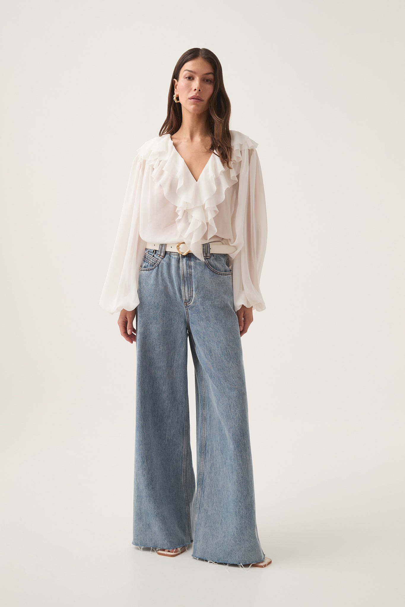 Agueda® | Women'S Playful Pom Pom Blouse Fun