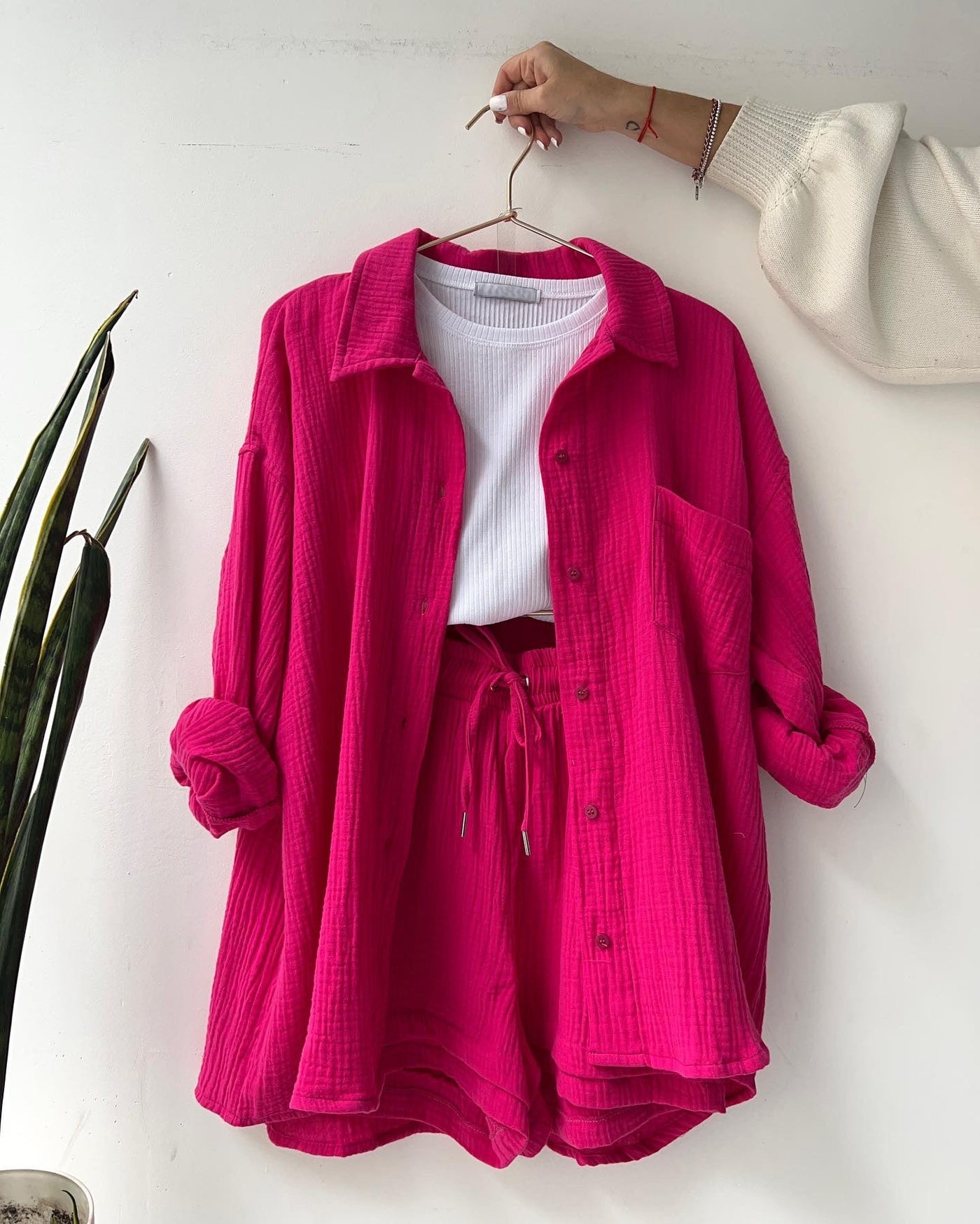 Amparo® | Fresh shirt and shorts set