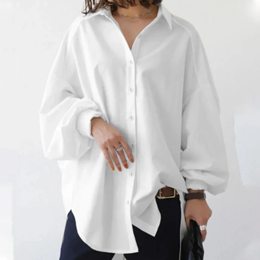 Alicia® | Oversized button down shirt