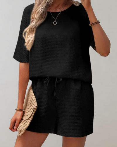 Ariadna® | Casual shirt and shorts set