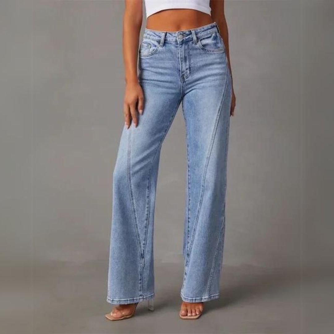 Macarena® | Women's high-waisted straight-cut jeans
