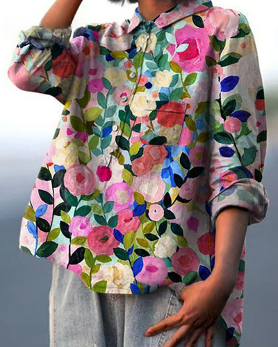 Eugenia® | Elegant Floral Blouse