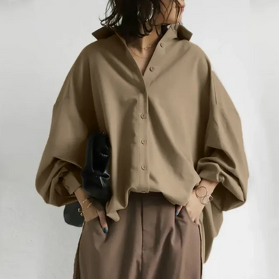 Alicia® | Oversized button down shirt