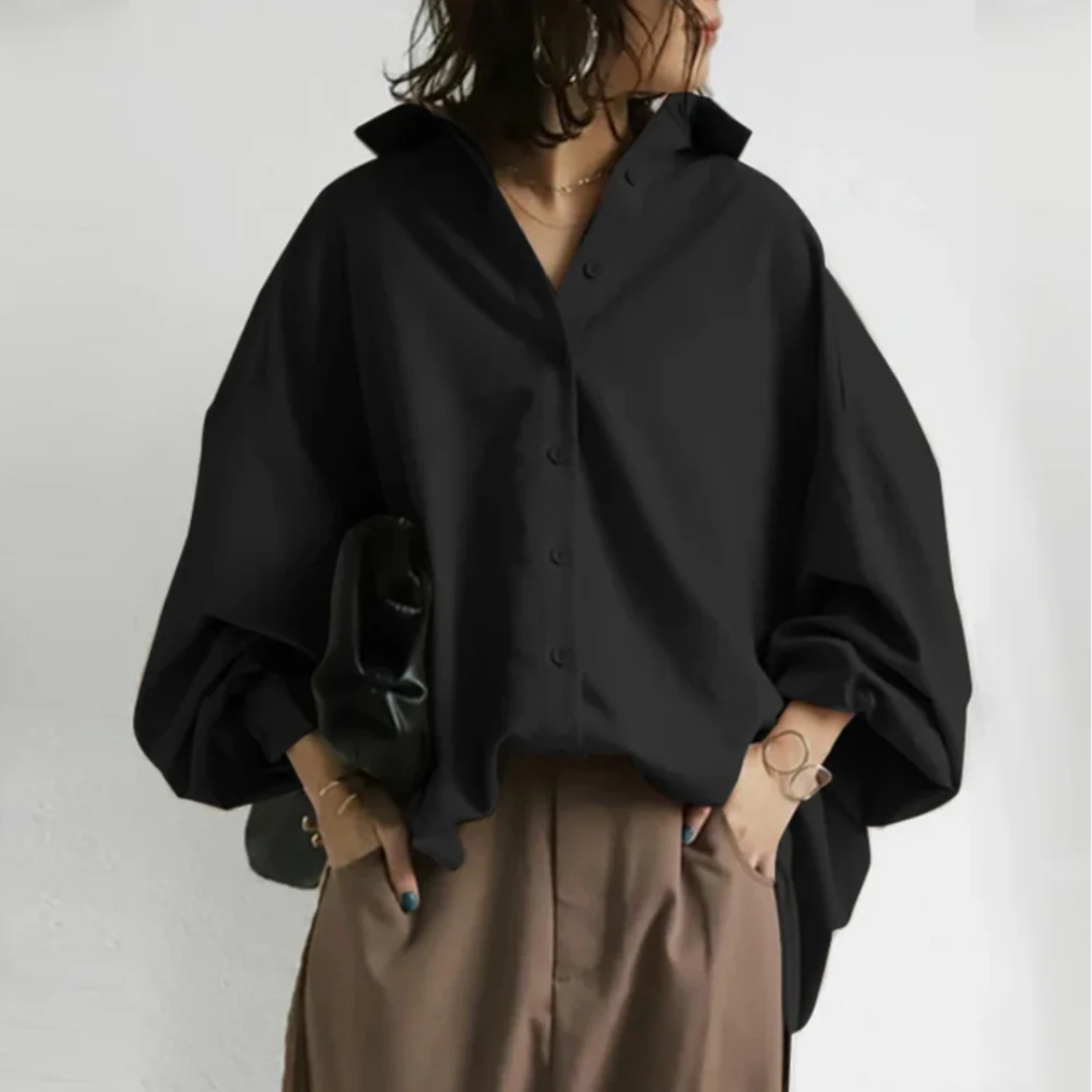 Alicia® | Oversized button down shirt