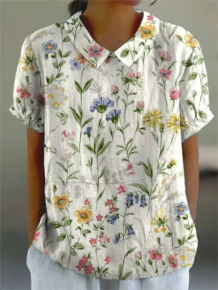 Asta® | Blouse With Flowers