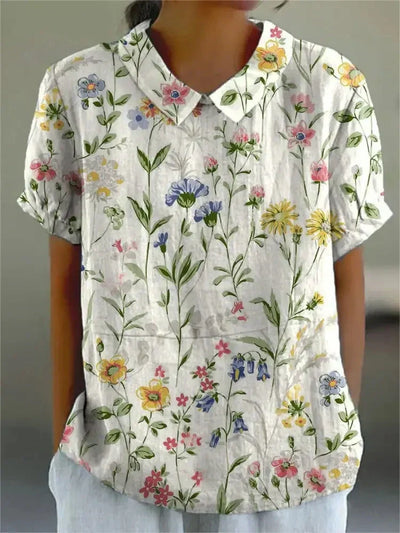 Asta® | Blouse With Flowers