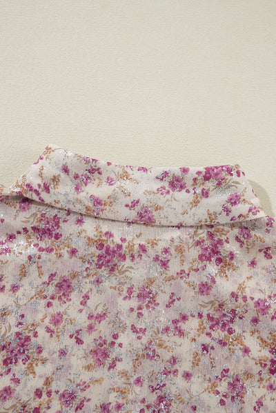 Angela® | Printed long sleeve collared shirt