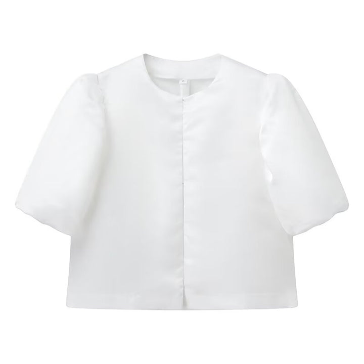 Fernanda® | Elegant Blouse With Puff Sleeves For Women