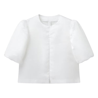 Fernanda® | Elegant Blouse With Puff Sleeves For Women