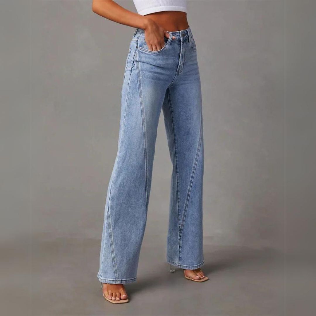 Macarena® | Women's high-waisted straight-cut jeans