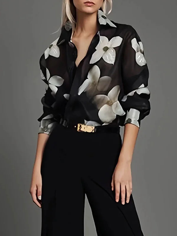 Fabiana® | Elegant Blouse With Floral Design