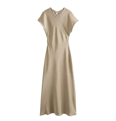 Daniela® | Elegantes Satin Midi Dresses