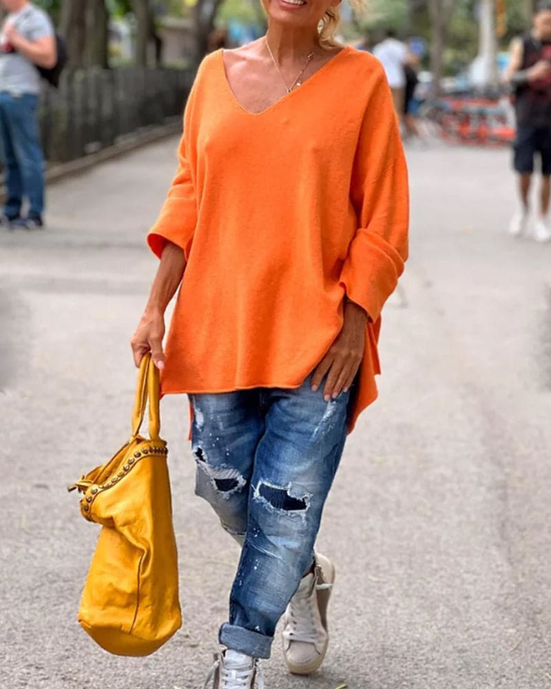 Bruske® | Blouse With A V-Neck