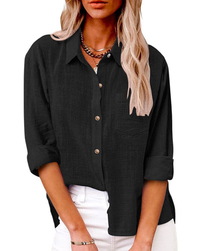 Madison® | Chic Long-Sleeved Button-Down Blouse
