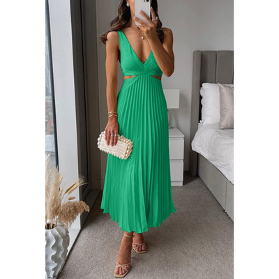 Madison® | Catarina L pleated dress with neckline