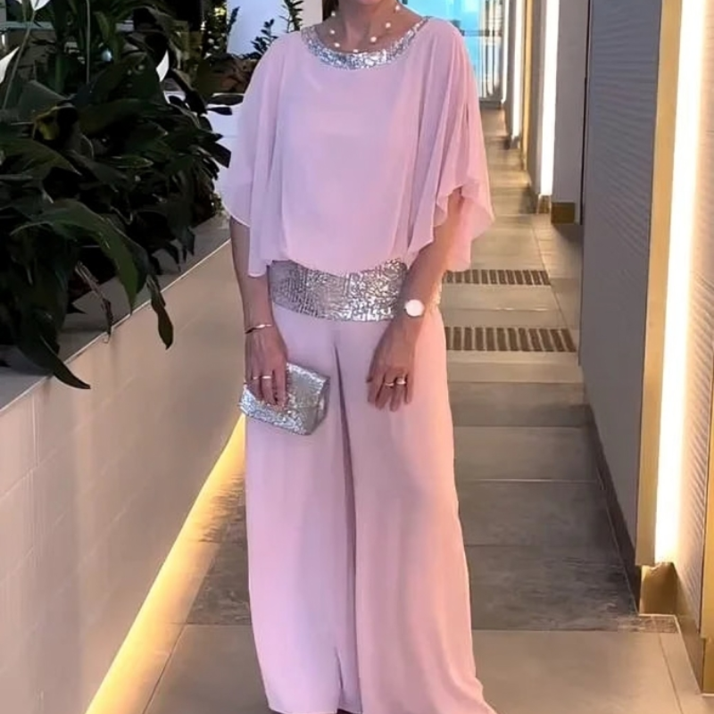 Kali® | Glitter Blouse And Wide Trousers For Women