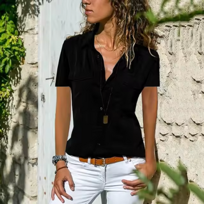 Heather® | Stylish Short Sleeve Shirt