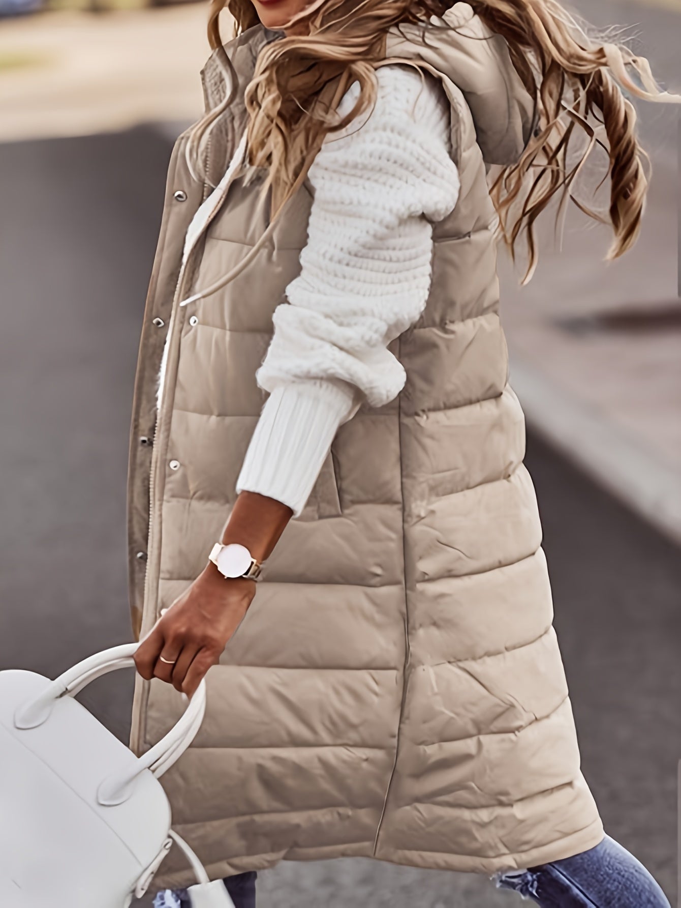 Aveline® | Sleeveless long coat