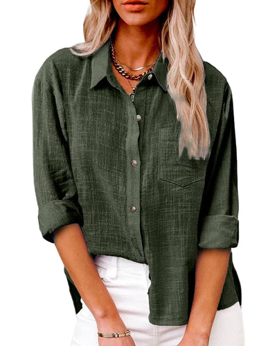Madison® | Chic Long-Sleeved Button-Down Blouse