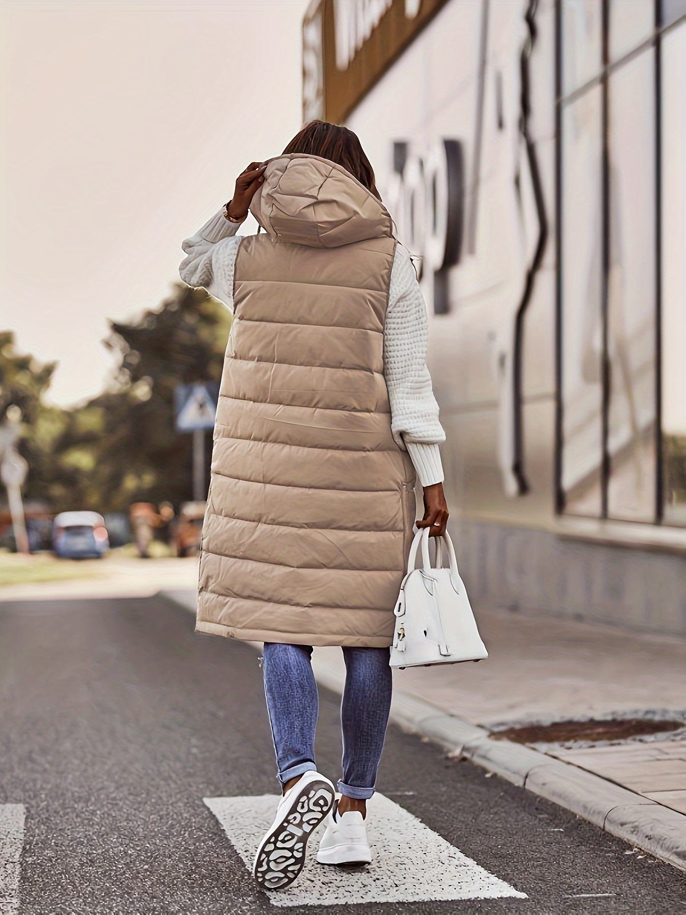Aveline® | Sleeveless long coat