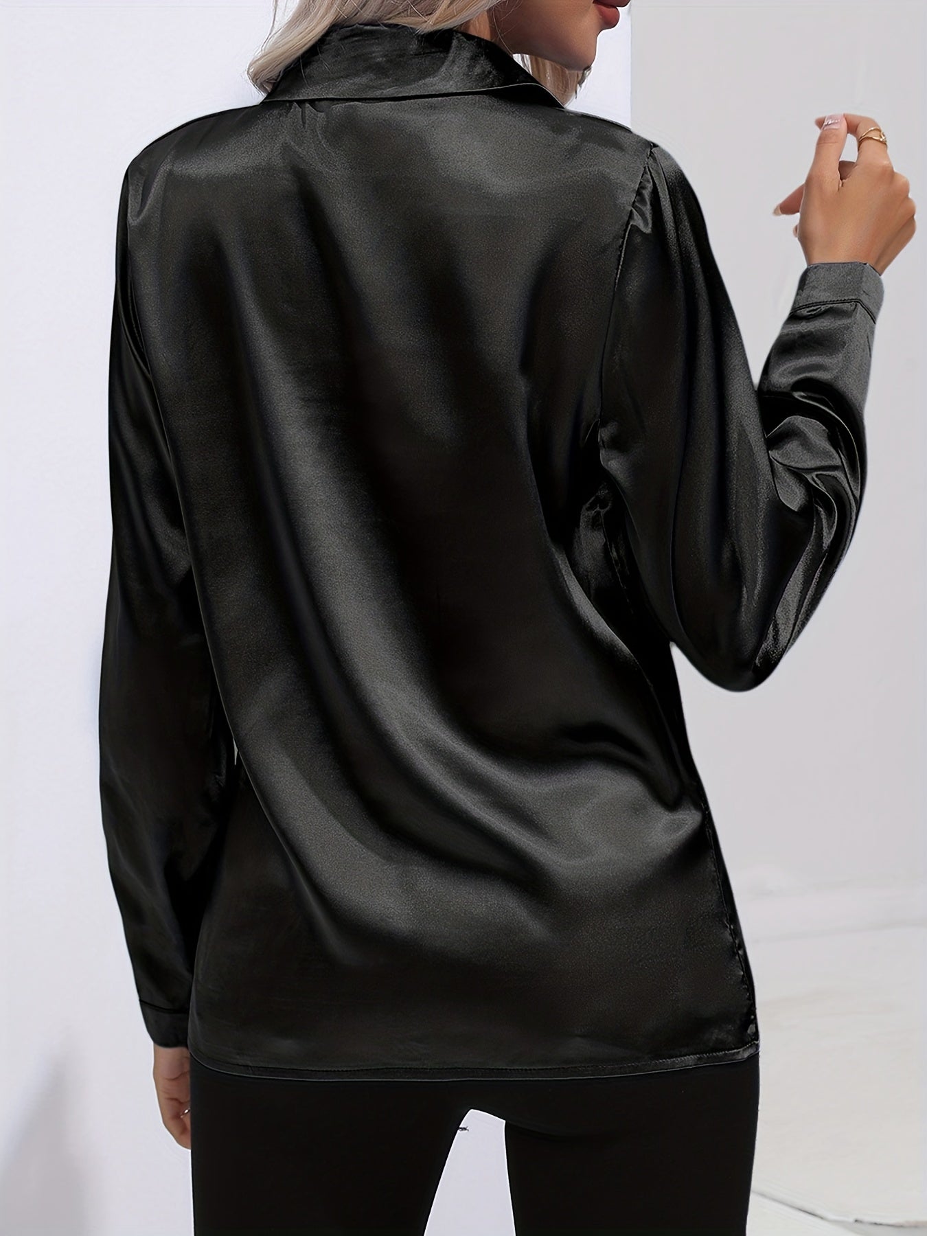 Luz® | Elegant satin blouse